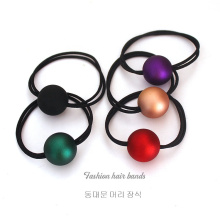 Korean matte ball tie hair rubber band hair ring headwear Korean version simple small fresh lovely ponytail rubber band